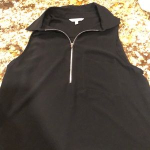 Naked Zebra Zipper Tank